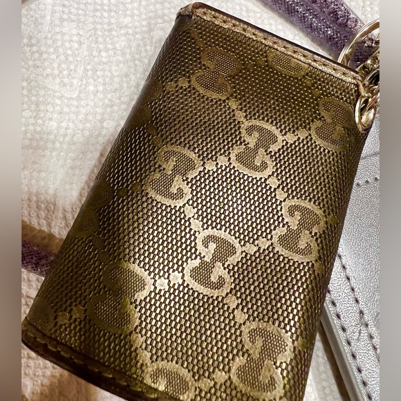 💋 Reposhing - Gucci Monogram Pewter Key Chain Keychain, Grey Lany… - Picture 3 of 5